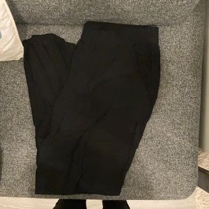 black soft trousers